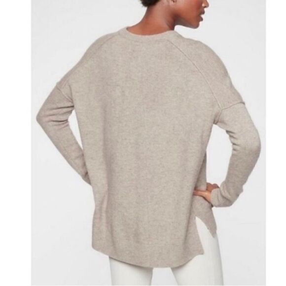 Athleta Perspective Wool Cashmere Sweater in Oatmeal XXS - Picture 4 of 11